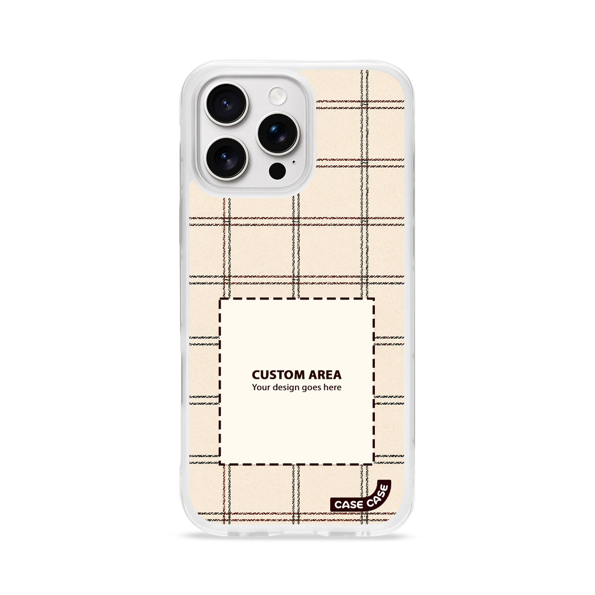CASECASE CHECK 06 Custom iPhone Case