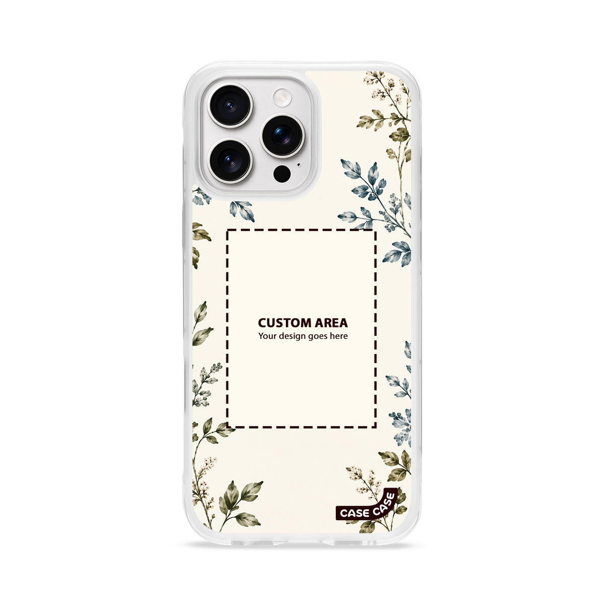 CASECASE FLORAL 08 Custom iPhone Case