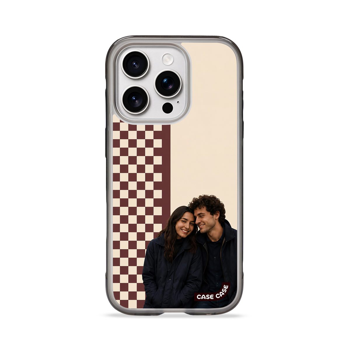 CASECASE CHECK 01 Custom iPhone Case