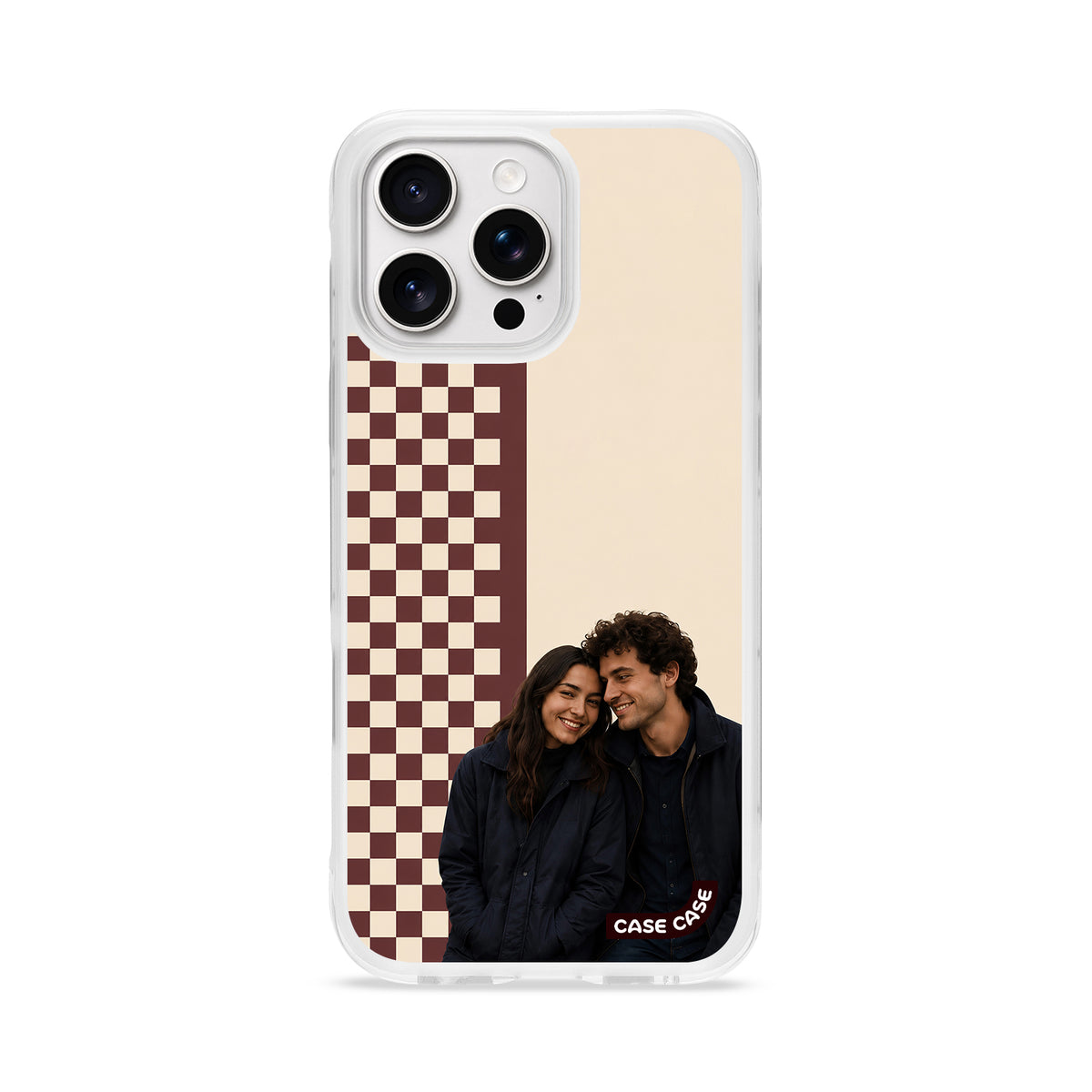 CASECASE CHECK 01 Custom iPhone Case