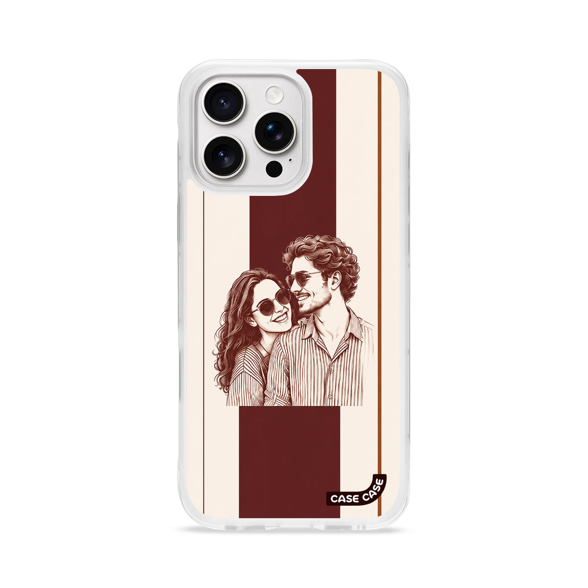CASECASE STRIPE 04 Custom iPhone Case