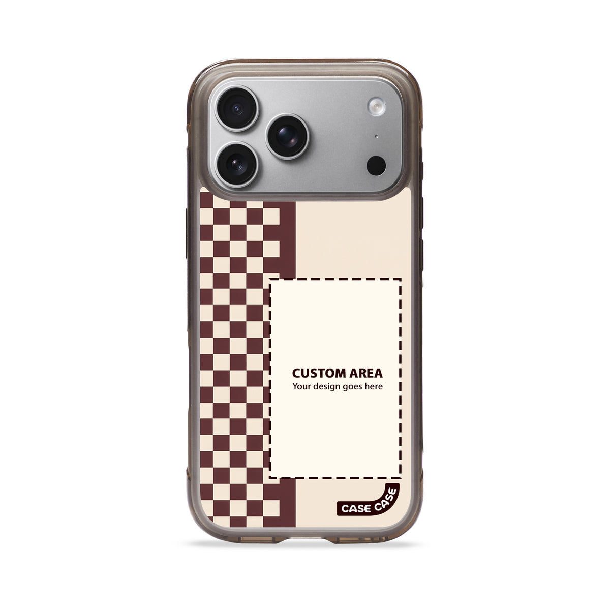 CASECASE CHECK 01 Custom iPhone Case