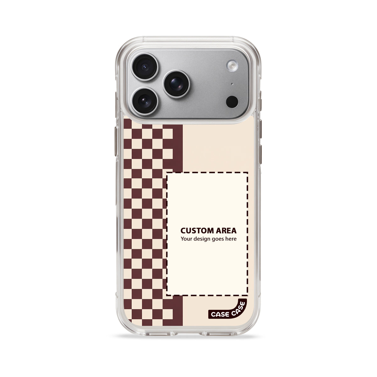 CASECASE CHECK 01 Custom iPhone Case