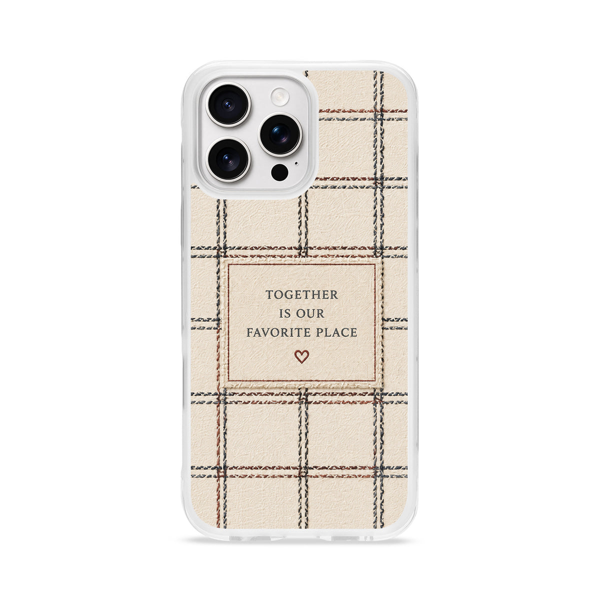 CASECASE CHECK Series Custom iPhone Case