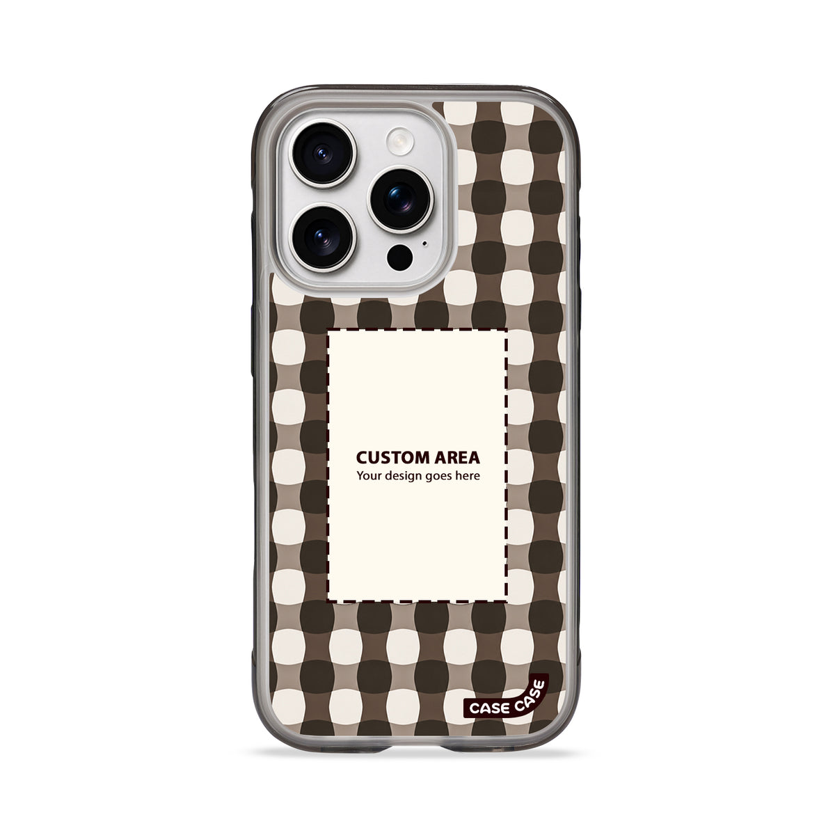 CASECASE CHECK 03 Custom iPhone Case