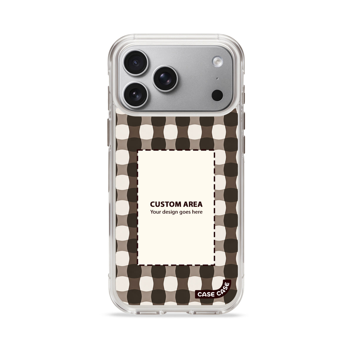 CASECASE CHECK 03 Custom iPhone Case