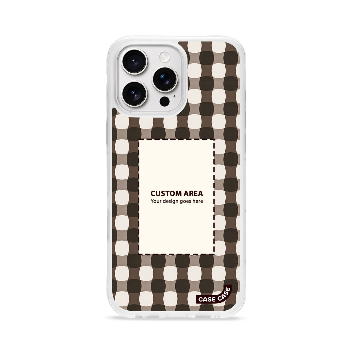 CASECASE CHECK 03 Custom iPhone Case
