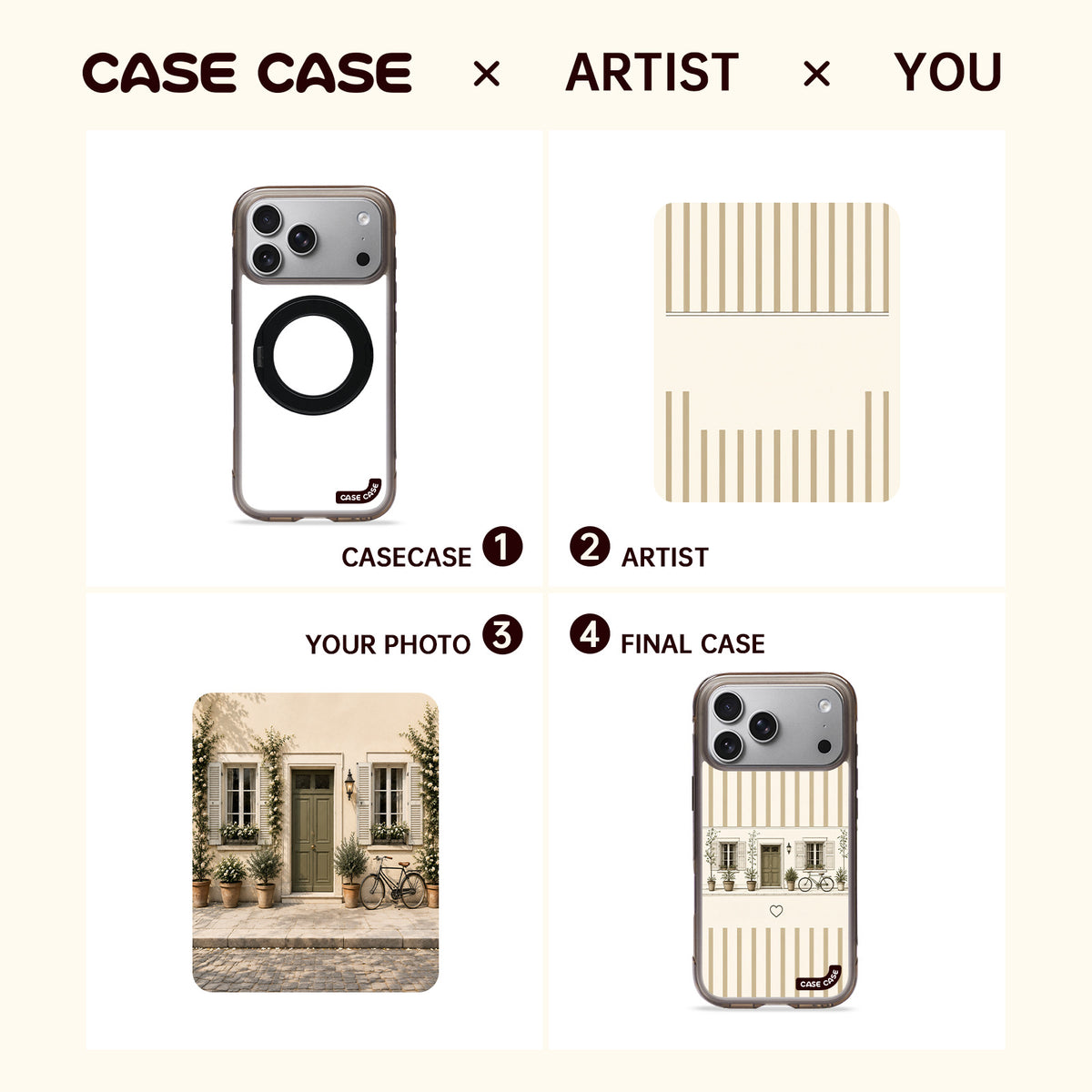 CASECASE STRIPE 04 Custom iPhone Case