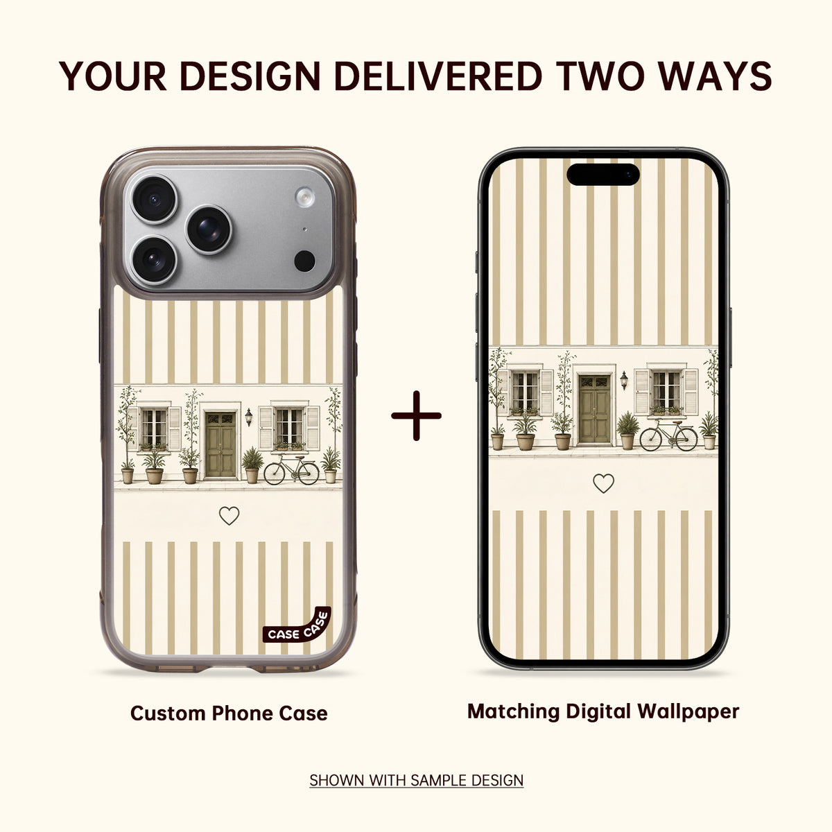 CASECASE STRIPE 04 Custom iPhone Case