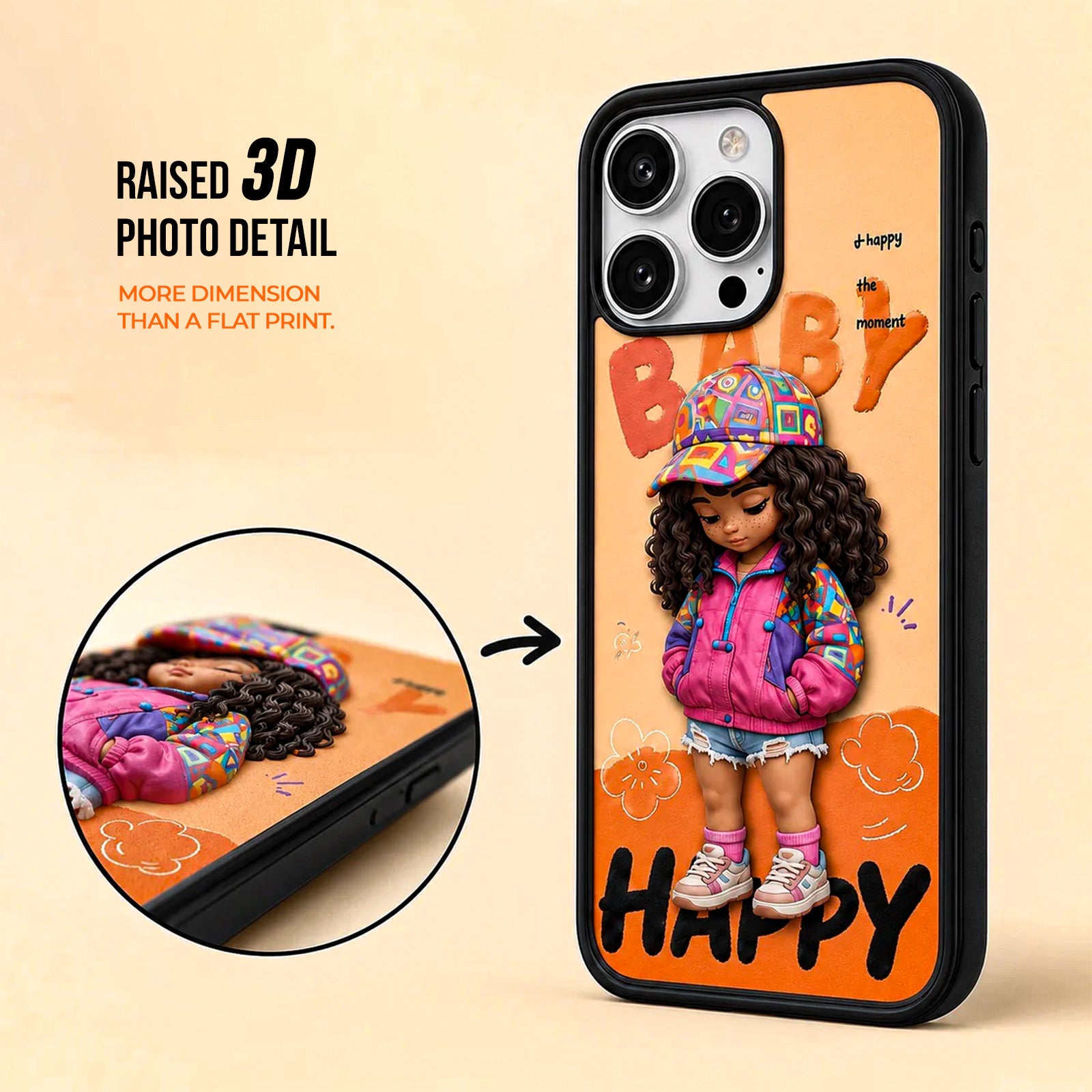 Custom Photo 3D Relief Phone Case