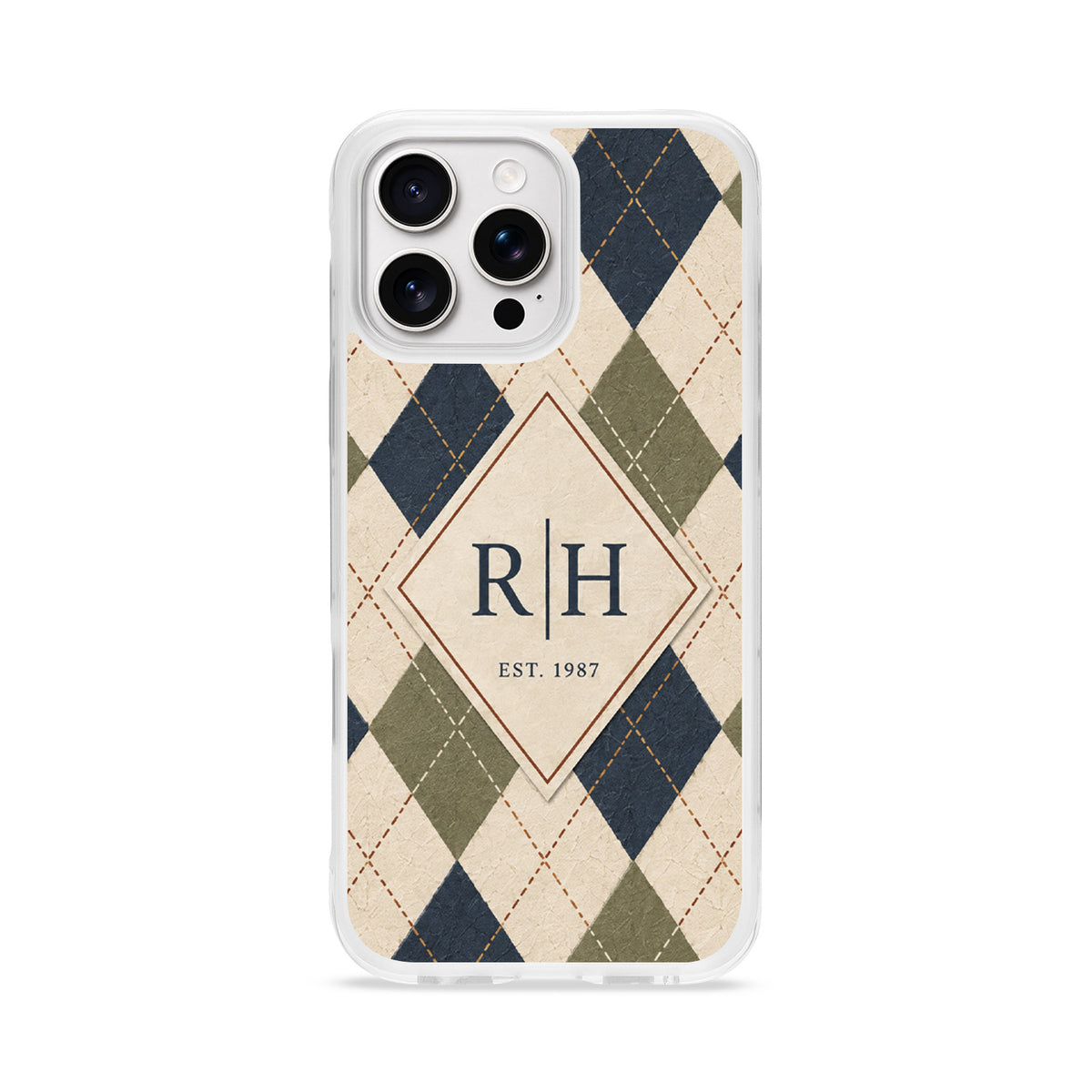 CASECASE CHECK Series Custom iPhone Case