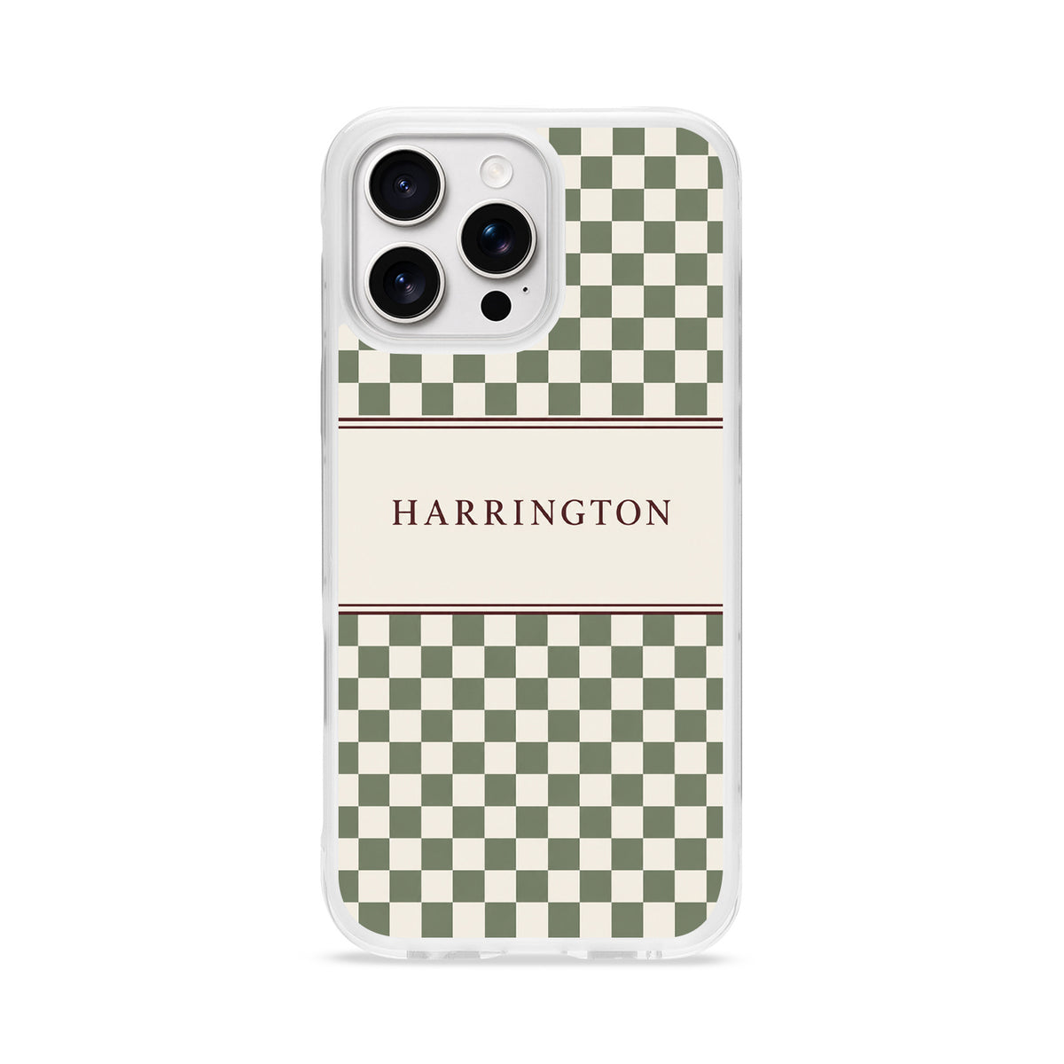 CASECASE CHECK Series Custom iPhone Case