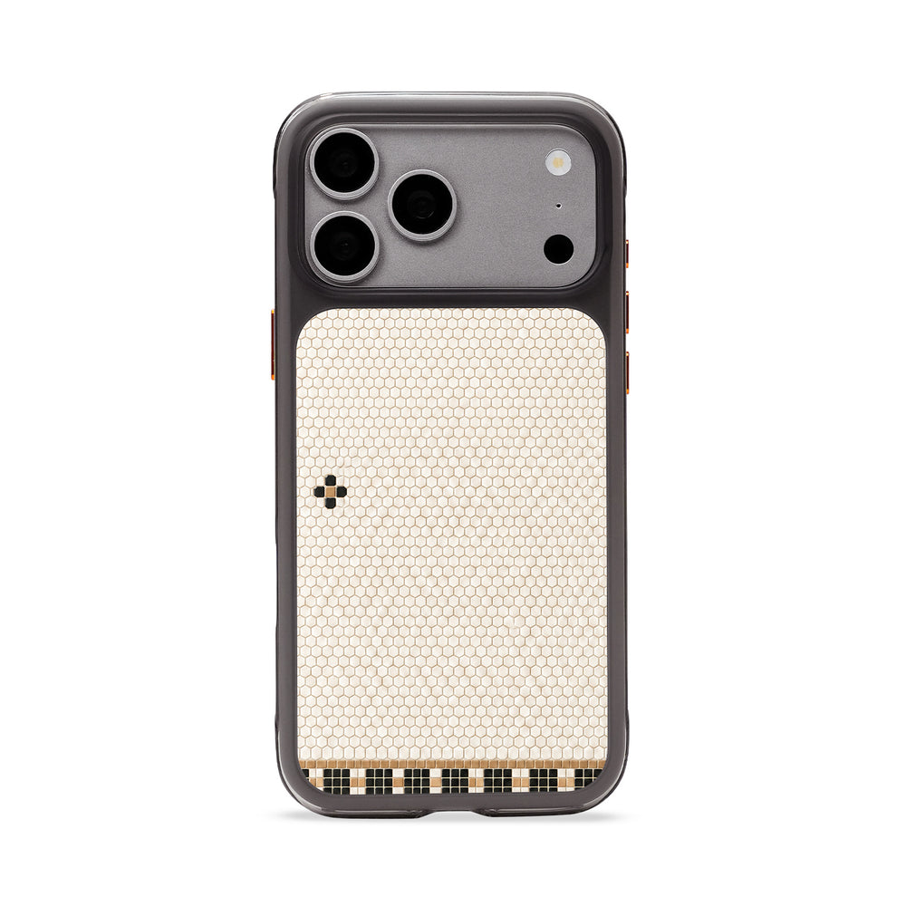 CASECASE Ivory Mosaic™ Custom Portrait Case — CHECK SERIES