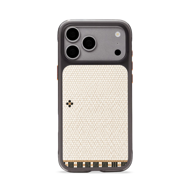 CASECASE Ivory Mosaic™ Custom Portrait Case — CHECK SERIES