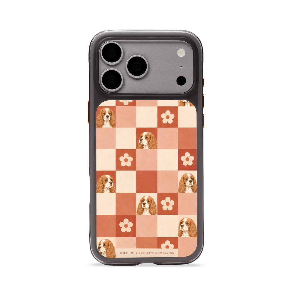 CASECASE Terracotta Daisy™ Custom Portrait Case — CHECK SERIES