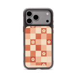 CASECASE Terracotta Daisy™ Custom Portrait Case — CHECK SERIES