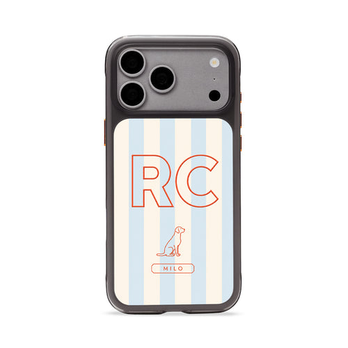 CaseCase Cabana Monogram™ Custom Portrait Case — STRIPE SERIES
