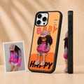 Custom 3D relief phone case with a raised photo design by CaseCase