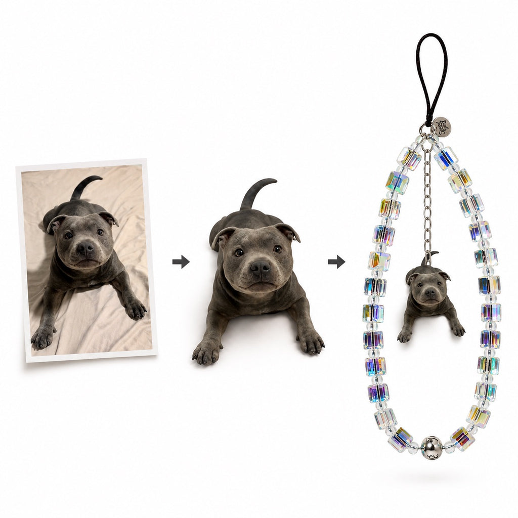 CASECASE Custom Person & Pet Figurine Phone Charm