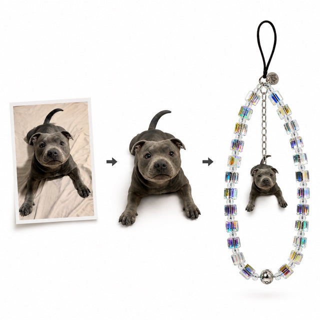 Custom Figurine Beaded Phone Charm
