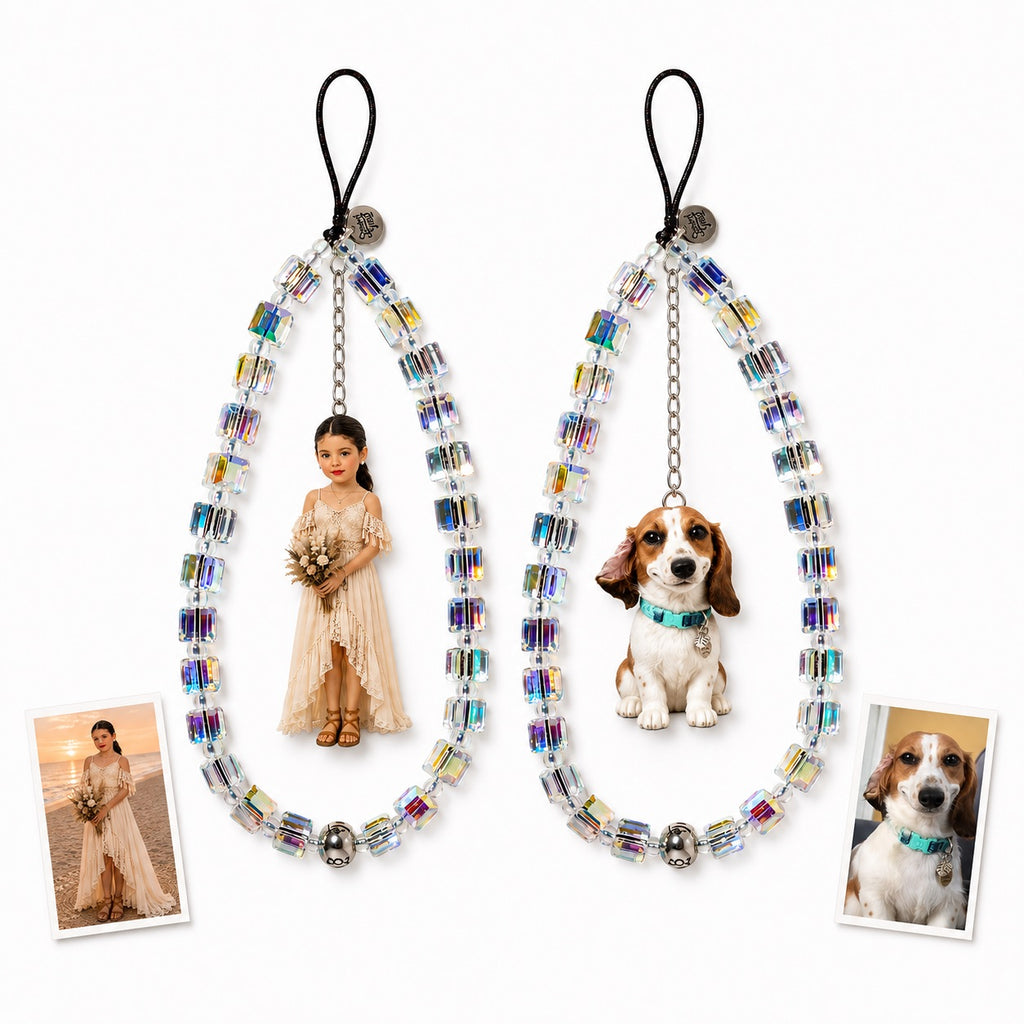 CASECASE Custom Person & Pet Figurine Phone Charm