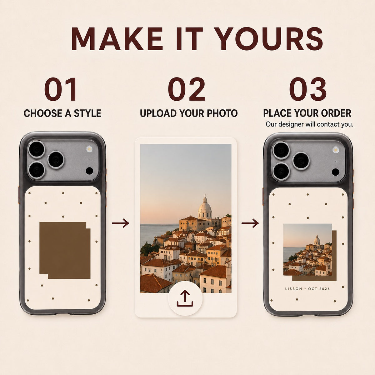 CASECASE DOT Series Custom iPhone Case