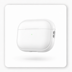 Personalized chibi AirPods case with a carabiner clip for hands-free carry