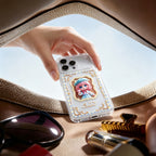 Personalized full-color print phone case held in hand for everyday carry