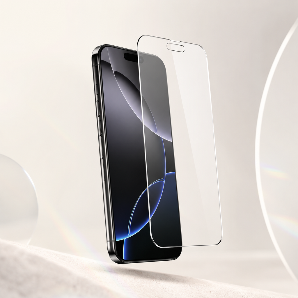 Tempered glass screen protector for iPhone by CaseCase