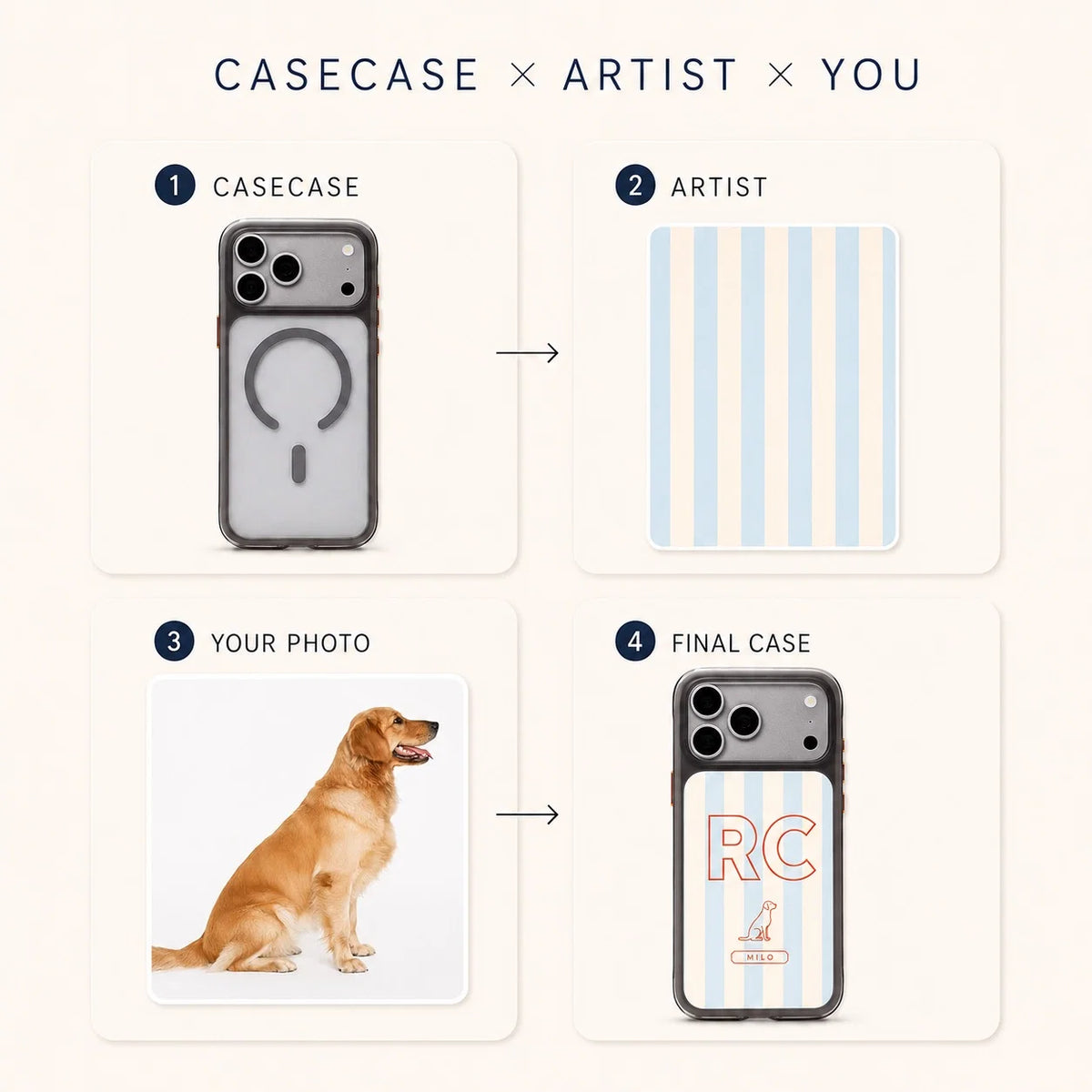 CASECASE STRIPE 03 Custom iPhone Case